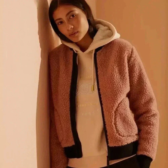 Superdry Jackets & Blazers - Superdry Women's Storm Easy Bomber Jacket Pink